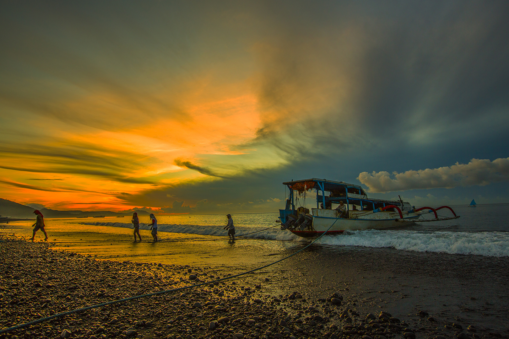 Sunrise at Bali Beach